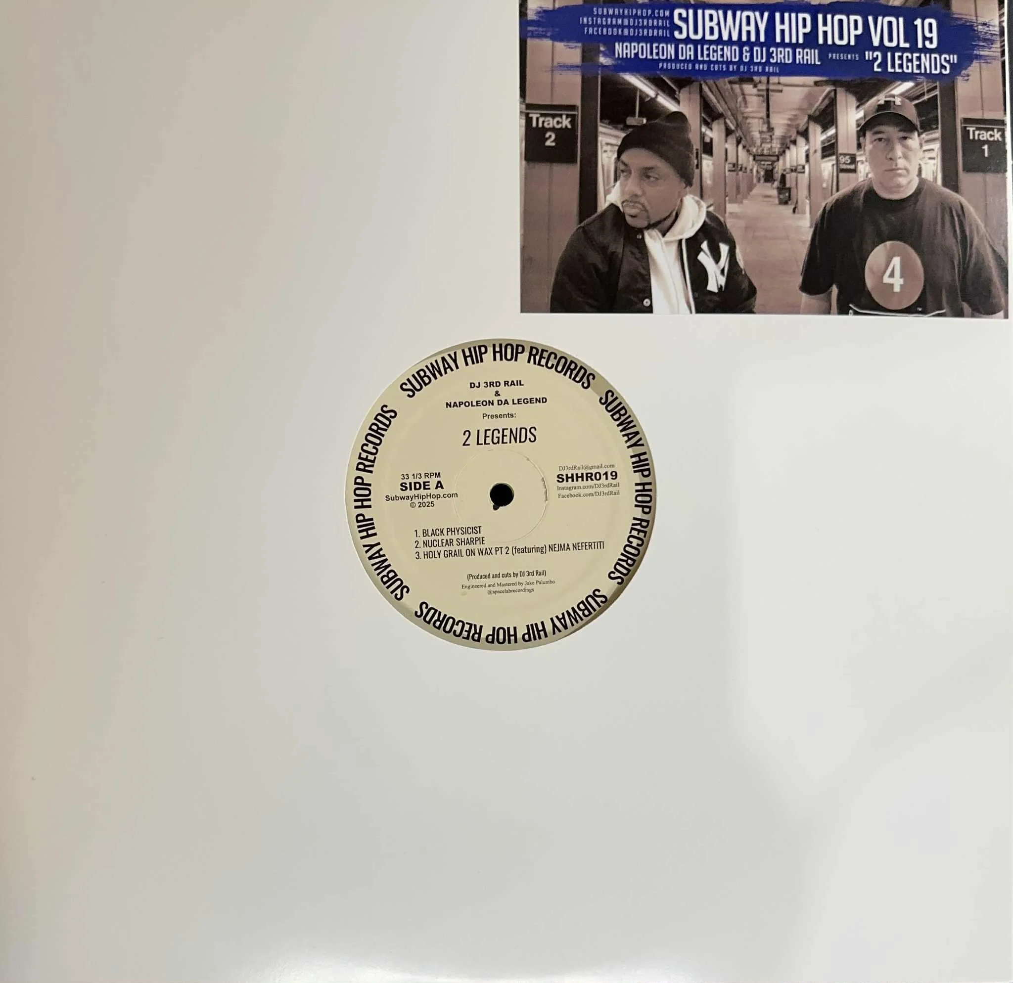 Subway Hip Hop Records Vol #19 Napoleon Da Legend & DJ 3rd Rail